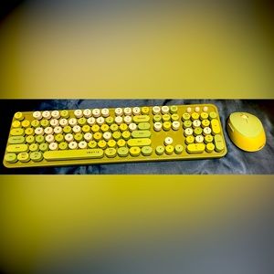 Colorful Wireless Keyboard & Mouse (SOLD)